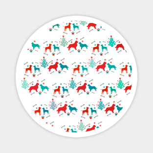 Christmas Dogs 2020 Magnet